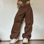 Cargo Pants Y2K Women Vintage Low Waist