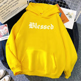 Blessed Printed Hoodies Clothing Pullover Sweatshirt