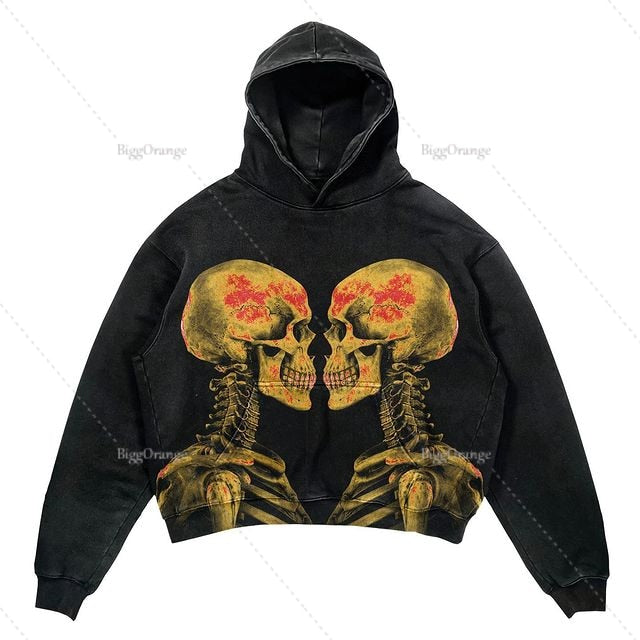 Hoodies Harajuku Streetwear Grunge Übergroße