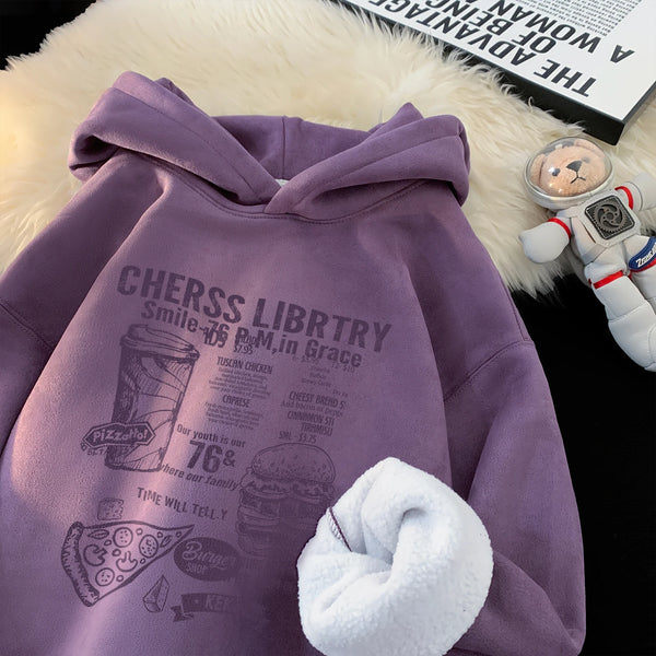 Streetwear Loose Lazy Hoodies Pullover Hip-hop Sweatshirt