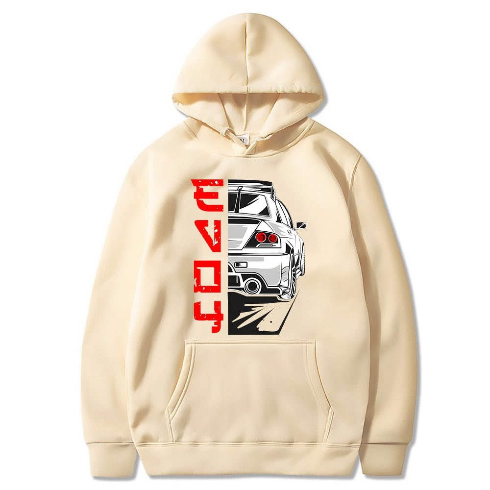 Men Hoodie Harajuku Cartoon Anime Kawaii Car Casual