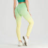Gradient Seamless High Waist Leggings Women Yoga Slim Fit Tights