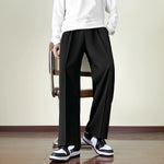 Japanese Vintage Drape Pants Suit Pants Loose Straight Casual
