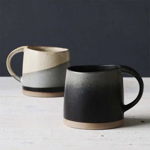 Grobe Keramik-Retro-Nationaltrend-Tasse im japanischen Stil, Latte-Tasse, Kaffee