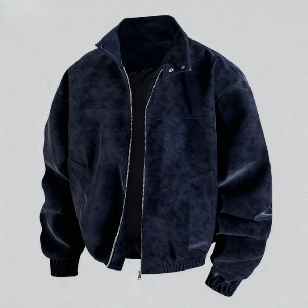 Mens Stand Collar Jacket Oversized Fall Winter Casual Coat