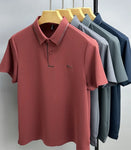 Advanced Printed Korean Version Diamond Polo Shirt With Hot Diamonds