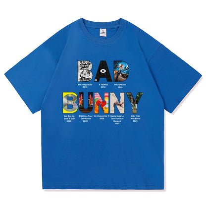 Bad Bunny 2025 Vintage Frog Graphic Tee