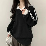 Spring Autumn Women Sweatshirts Polo Shirts Pullovers