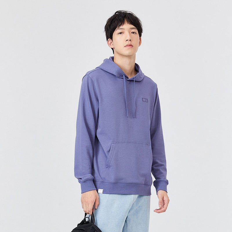 Sweatshirt Men  Hooded Basic Solid Color Korean Version