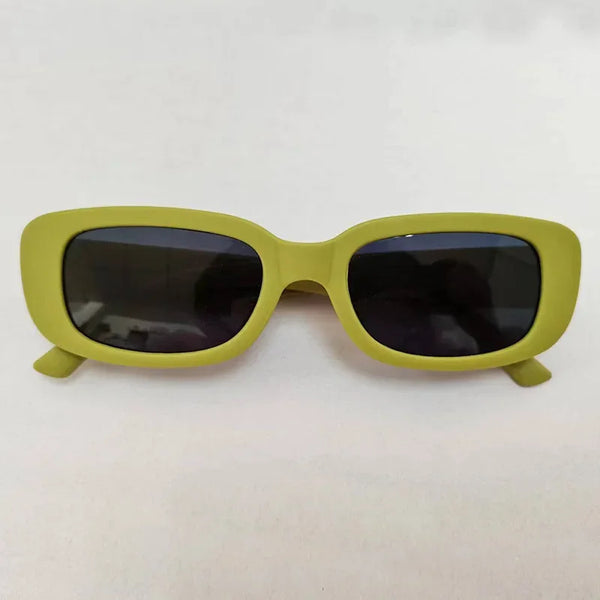 Vintage Oval Sunglasses Small Rectangle