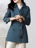 Windjacke für Damen, vielseitige Kleidung, koreanische Jacke, Trenchcoat für Übergröße, Damenmantel