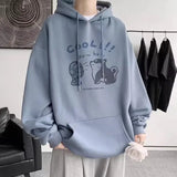 Print Hoodies für Männer Y2K Streetwear Kleidung Hip Hop Mode Mit Kapuze Sweatshirts