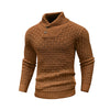 Men's Ribbed Knit Sweater - Crew Neck Pullover Winter Warm