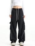 Y2k Style Cargo Pants Loose Oversized Casual Harajuku For Women