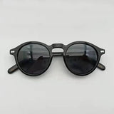 Vintage Round Acetate Sunglasses