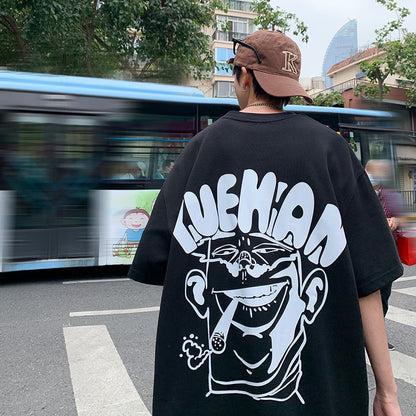 Men Tshirt Funny Anime Hip Hop Casual