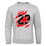 Muster 23 Herren Casual Sweatshirt Klassischer Stil mit Tasche und Fleece