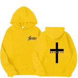 Men's Believe Cross Jesus Hoodie