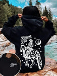 Ride On Die Women Hoodie Funny Warm Streetwear