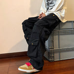 Cargo Pants Multi-pockets  Pant Harajuku Men Streetwear Casual Hip-hop