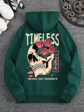 Men's Skull Print Hoodie Comfortable Everyday