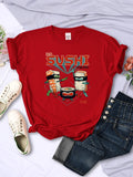 Sushi Squad Fashion Harajuku T-Shirt für stylische Frauen