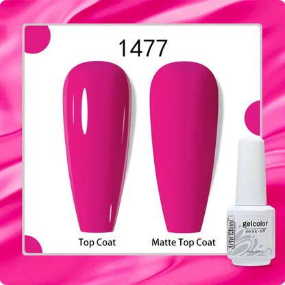 8ml Pure Color Gel Nail Polish Nail Art Manicure Semi Permanent