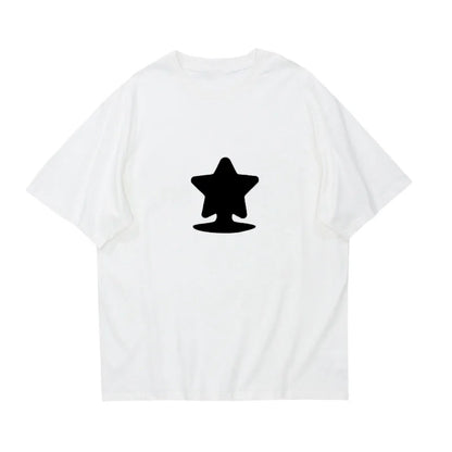 Men's Casual T-Shirt Star Printed Streetwear