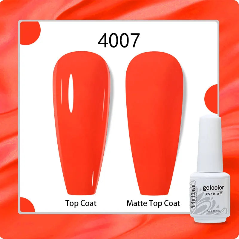 8ml Pure Color Gel Nail Polish Nail Art Manicure Semi Permanent