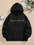 Jesus Loves You Hoodie Christian Hoodie Bible Verse Shirt Aesthetic Clothing