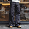 Maden Selvedge Raw Denim Jeans Wide Leg YKK Zipper Straight Fit