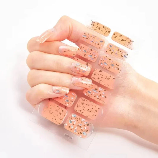 Nail Stickers Long-Lasting Full Nail Wraps Self-Adhesive