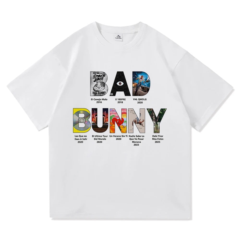 Bad Bunny 2025 Vintage Frog Graphic Tee