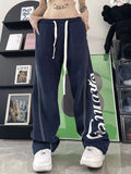 Streetwear High Waist Loose Y2K Casual Trousers Harajuku Retro Wide Leg Pants