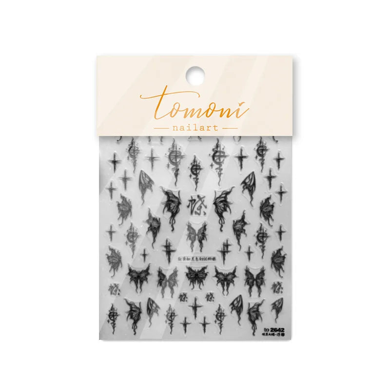 Bronzing Gilded Butterfly Nail Art