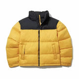 Men Winter Fluffy Puffer Jacket Thick Warm Streetwear Coat