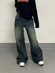 Vintage Baggy Jeans Wide Women Grunge Oversized American Retro