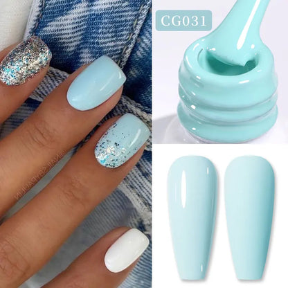 10ml Glitter Silver Liner Paint Gel Nail Polish Line Stripe Gel Vernis Semi Permanent