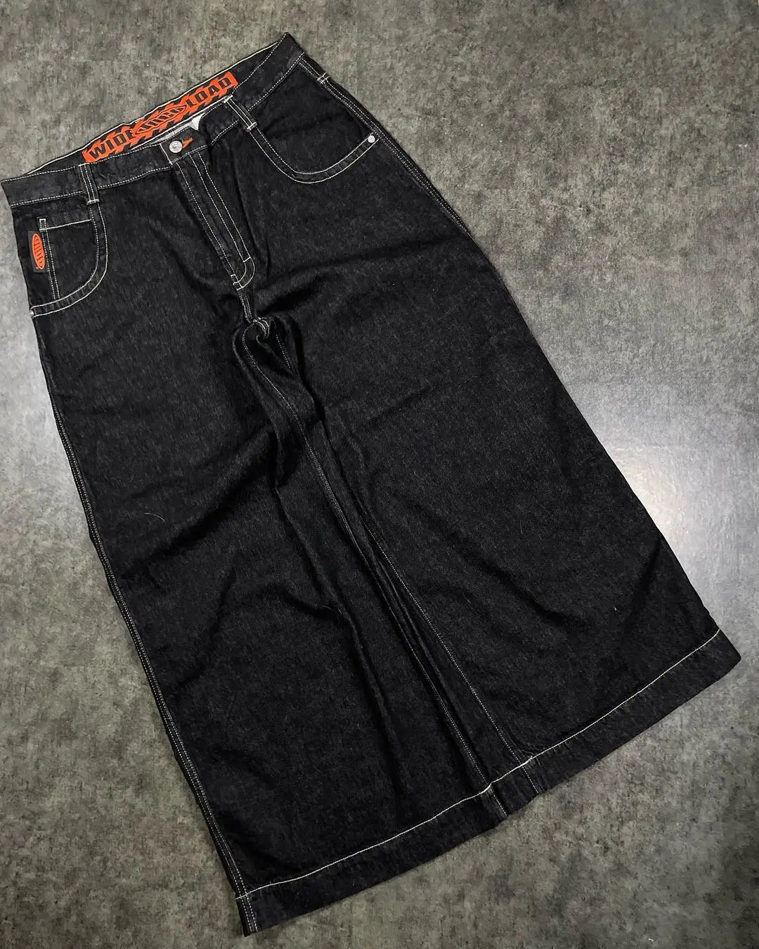 Washed Trend Dragging Pants Hip Hop Rap