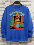 Smells Like Christmas Funny Comics Men Hip Hop Oversized