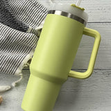 Edelstahl-Thermos-Vakuumbecher mit Griff, Tumbler, Termos-Tasse, Kaffeetasse