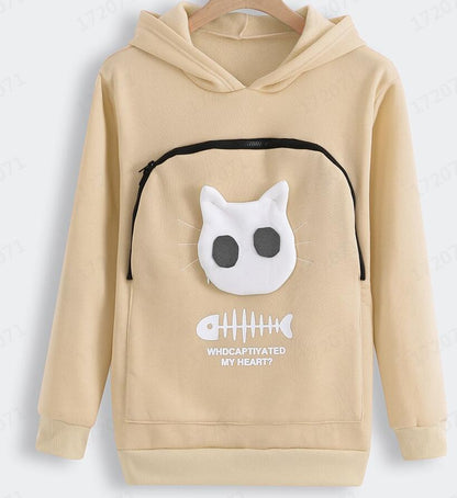 Sweatshirt Hoodie Women Pet Hooded