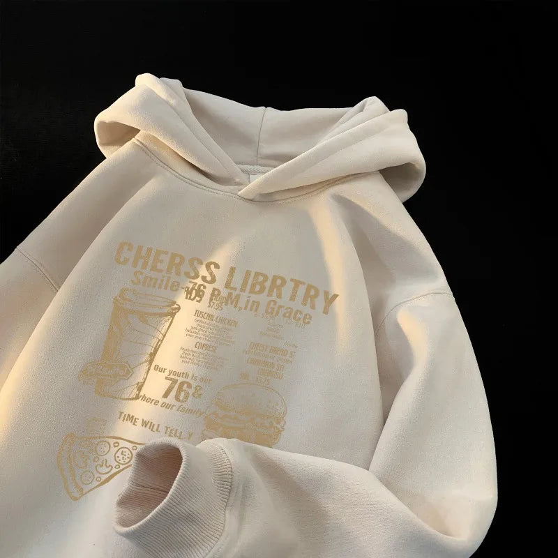 Streetwear Loose Lazy Hoodies Pullover Hip-hop Sweatshirt