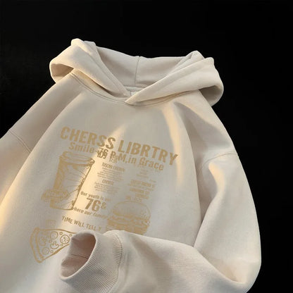 Streetwear Loose Lazy Hoodies Pullover Hip-hop Sweatshirt