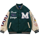 Clothing jacket American retro  loose men baseball clothing street racing
