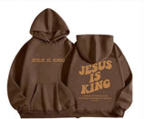 Jesus Is King Hoodie Women's Harajuku Streetwear