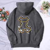 Explore Our Oversized Female Sweatshirt Hoodies Embrace Creativity with Charming Bear Outline Design