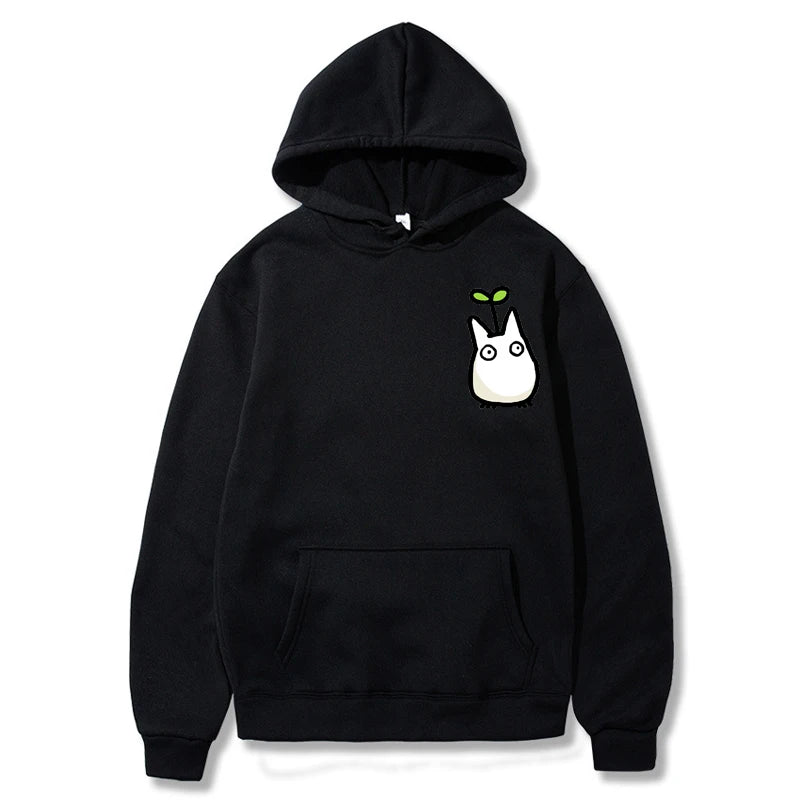 Harajuku Long Sleeve Totoro Graphic Hoodie