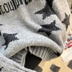 American Hip-Hop Retro Loose Autumn and Winter Knitted Sweater