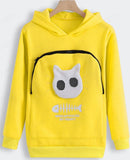 Sweatshirt Hoodie Women Pet Hooded